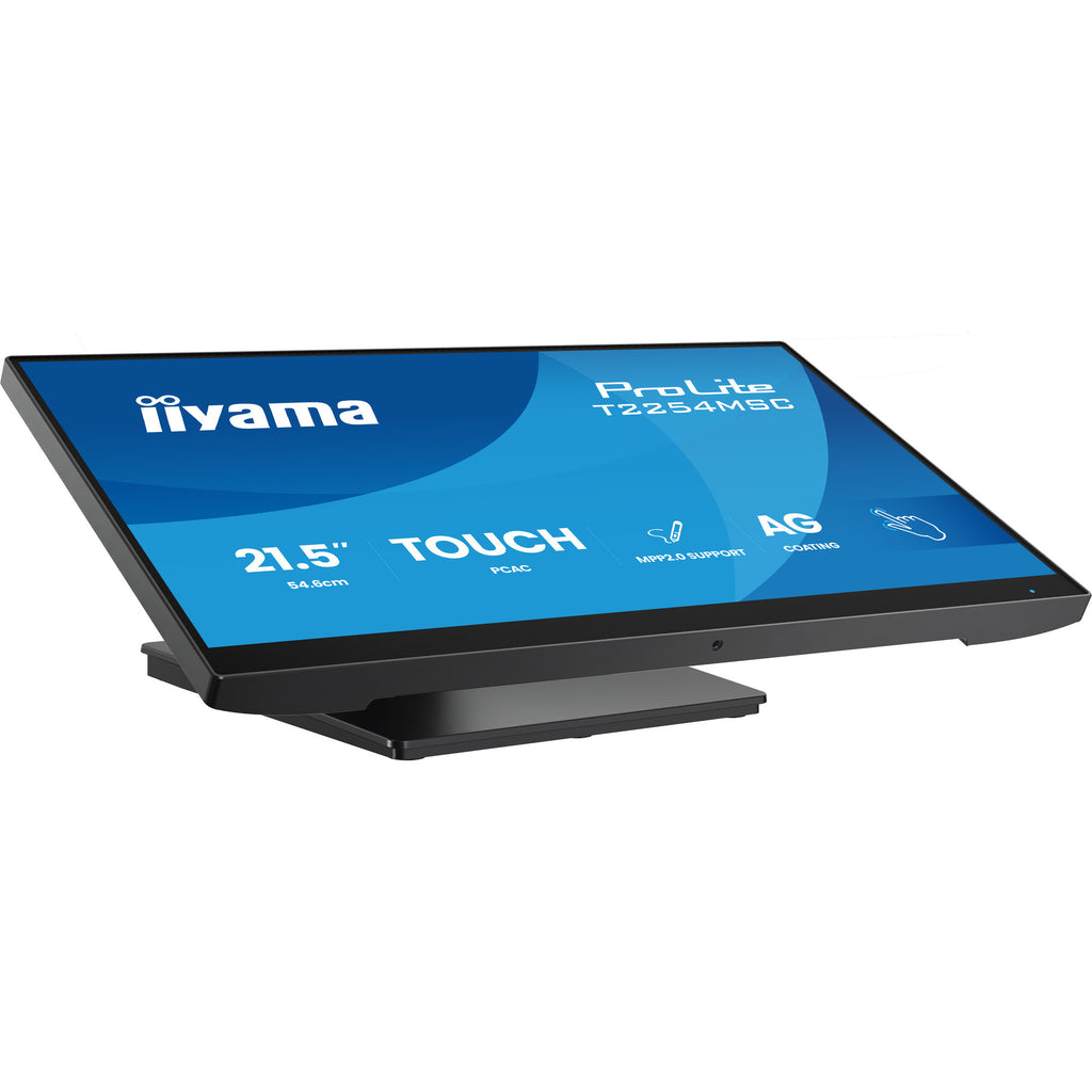 Iiyama prolite t2254msc-b2ag 21.5 touchscreen monitor (zwart, hdmi, displayport, vga, 2x usb-a, usb-b)