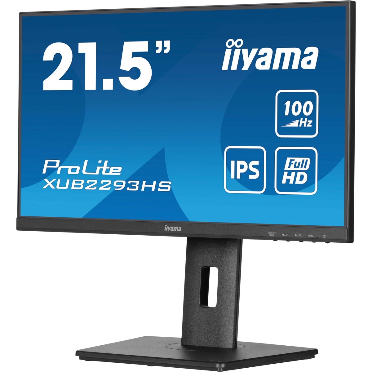 Iiyama prolite xub2293hs-b6 21.5 monitor (zwart, 1x displayport, 1x hdmi)