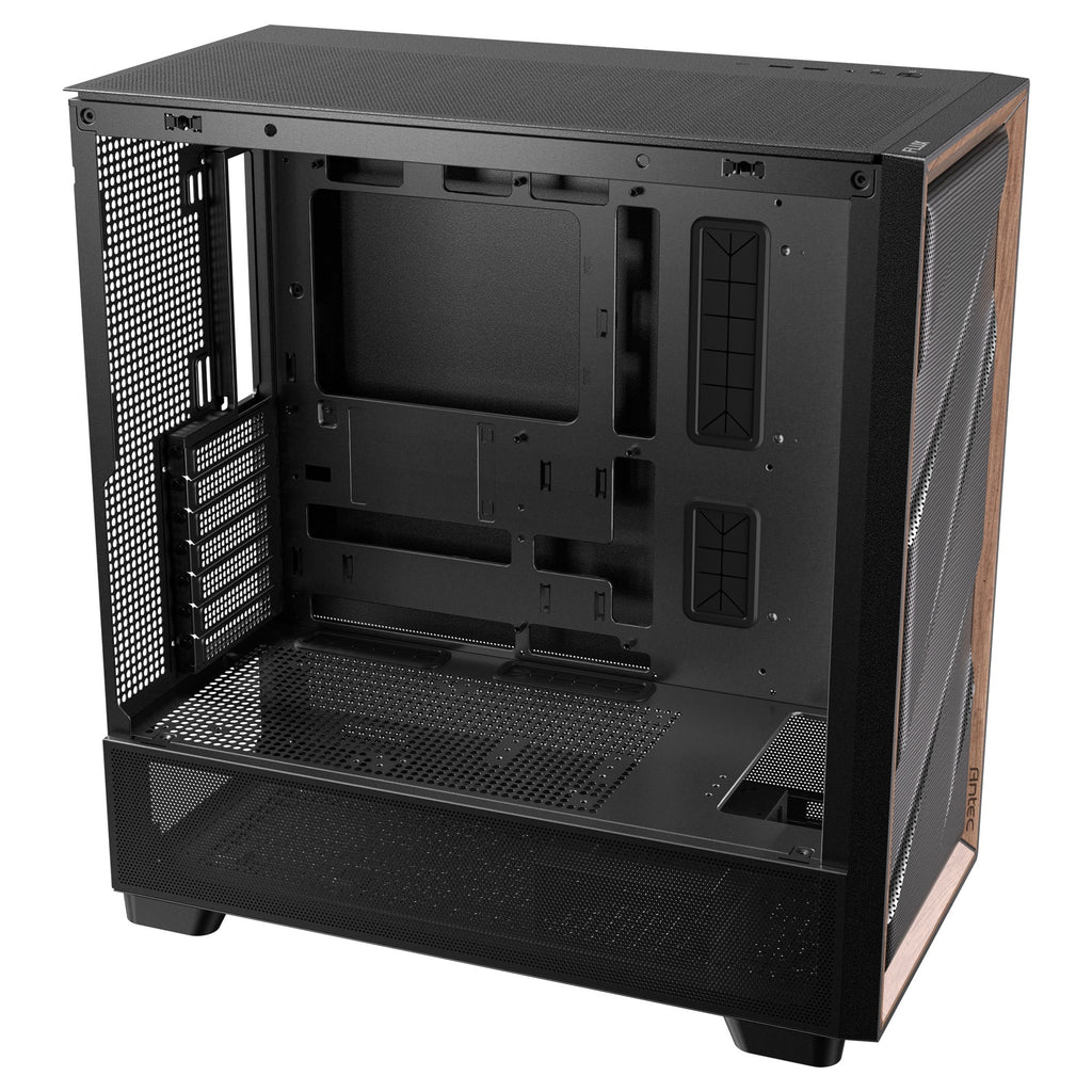 Antec flux midi tower behuizing (zwart | 2x usb-a | 1x usb-c | tempered glass)