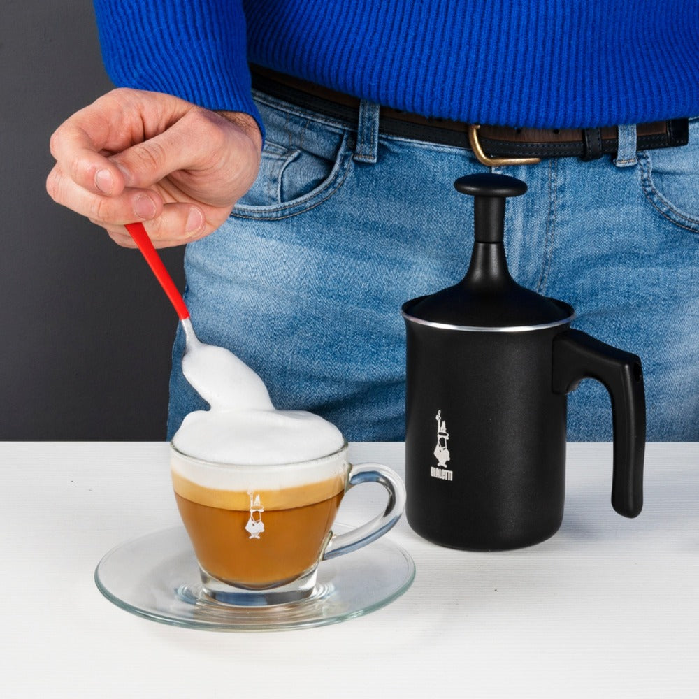 Bialetti tutto crema melkopschuimer (zwart)