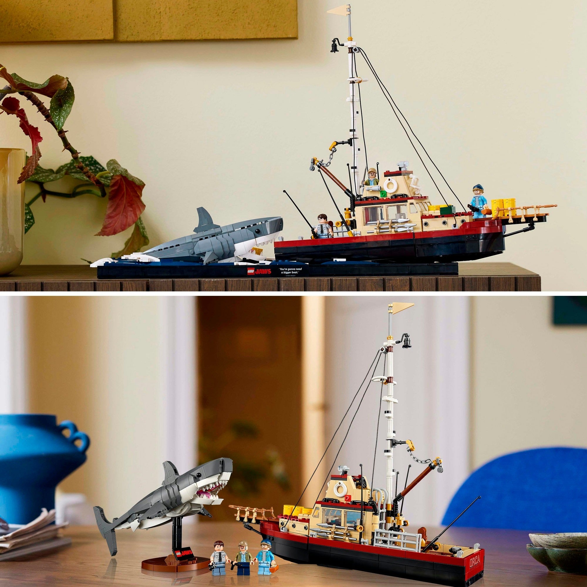 Lego ideas - jaws constructiespeelgoed (21350)