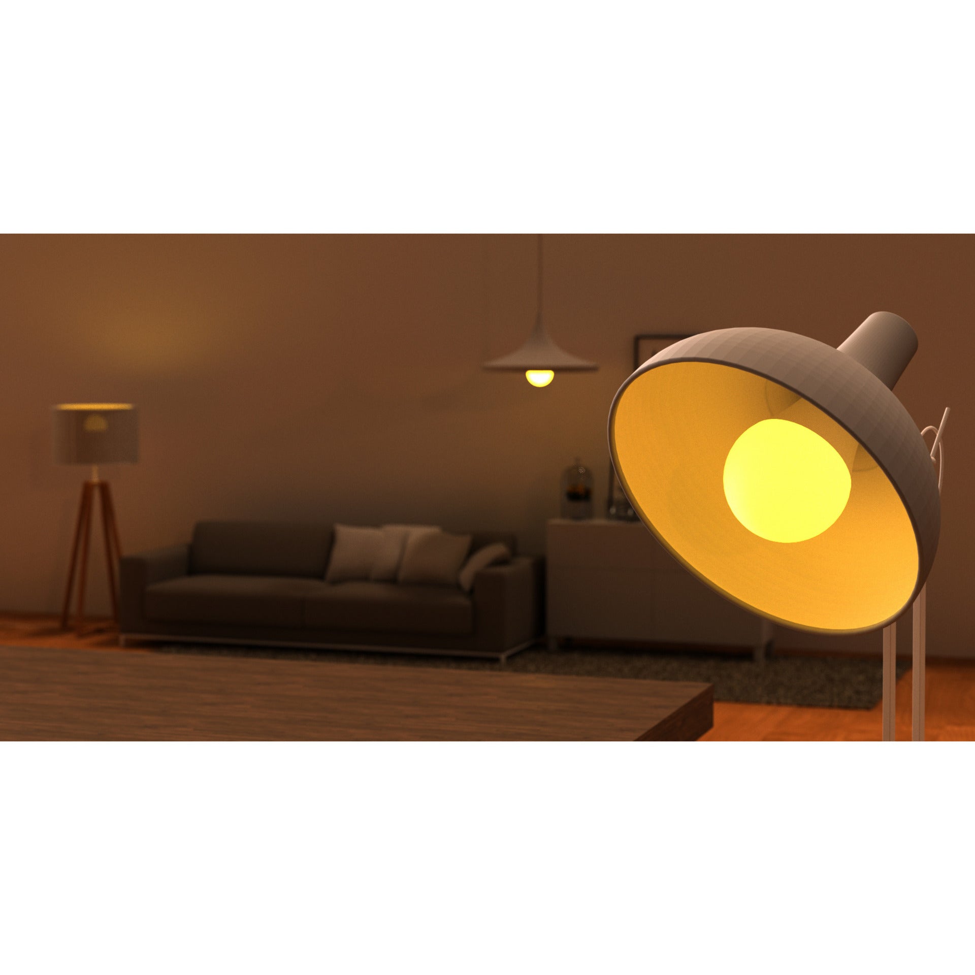Imou cl2b intelligente verlichting ledlamp (wit, 9 watt, dimbaar, 2700 k tot 6500 k)