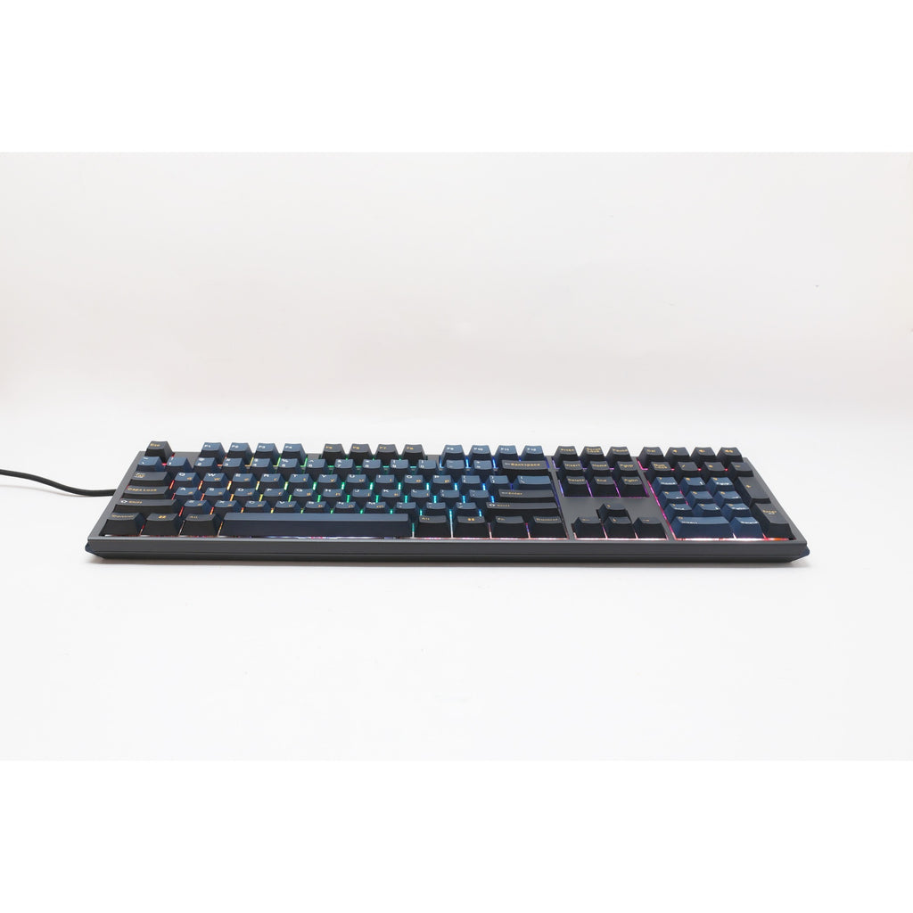 Ducky one 3 pro, gaming toetsenbord (zwart, us lay-out, cherry mx2a red, rgb led, double-shot pbt, quack mechanics, hot swap)