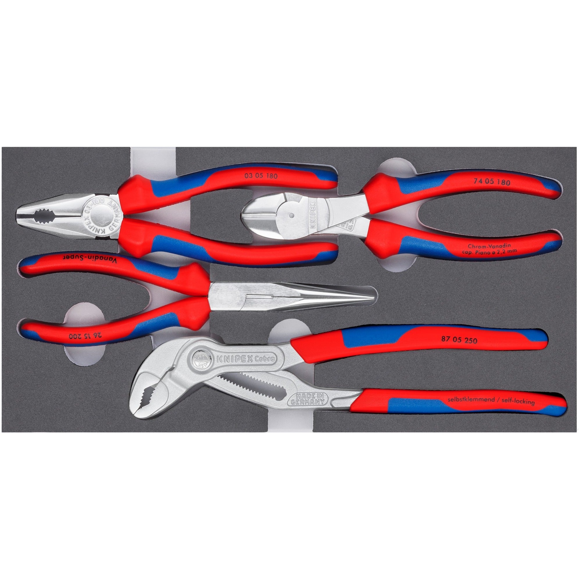 Knipex 00 20 01 v17 tangenset werkplaats