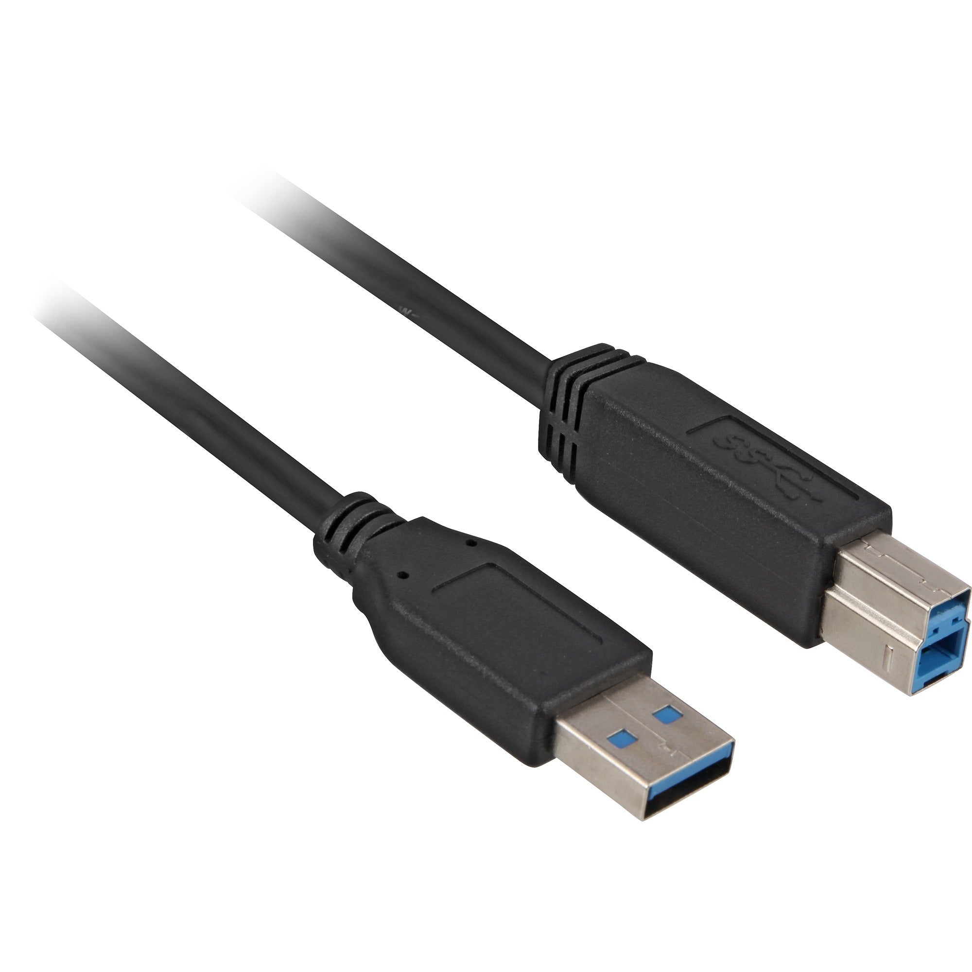 Sharkoon usb-a 3.0 > usb-b kabel (zwart, 5 meter)