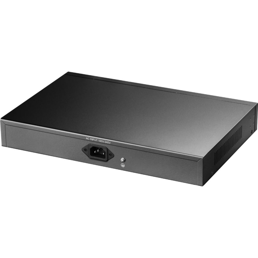 Cudy 16-gbe poe+ switch with 2 uplink gbe and 2 uplink sfp (zwart)