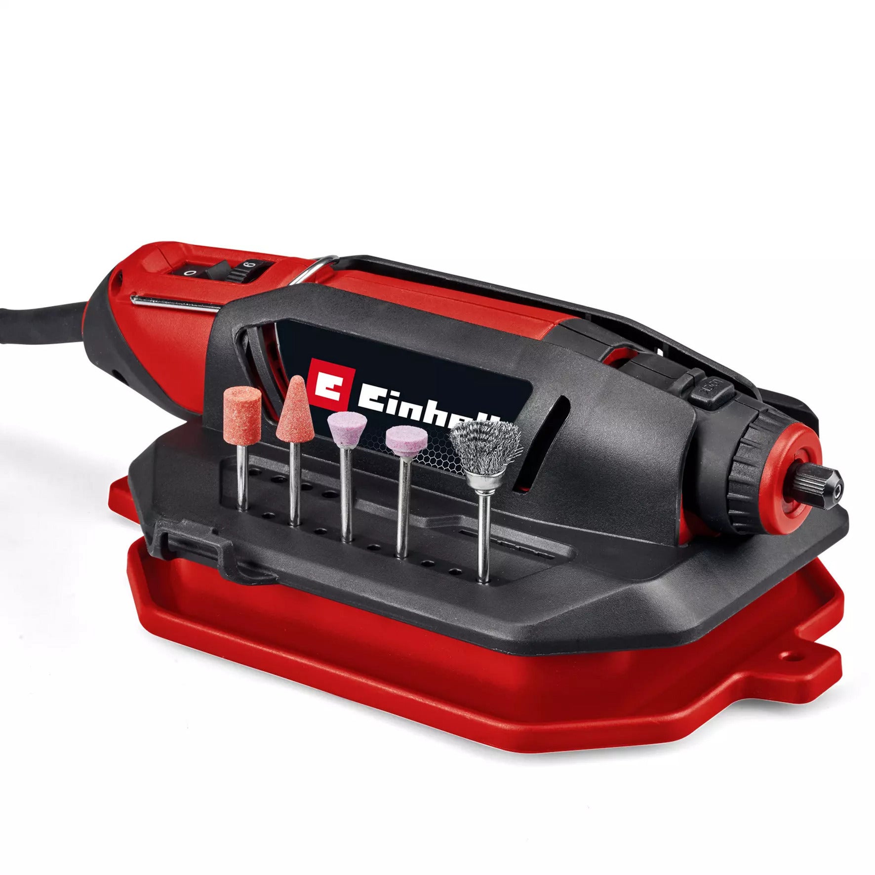 Einhell tc-mt 150 e slijp- graveermachine graveermachines (rood zwart, incl. 117-delige accessoireset in praktische opbergdoos)