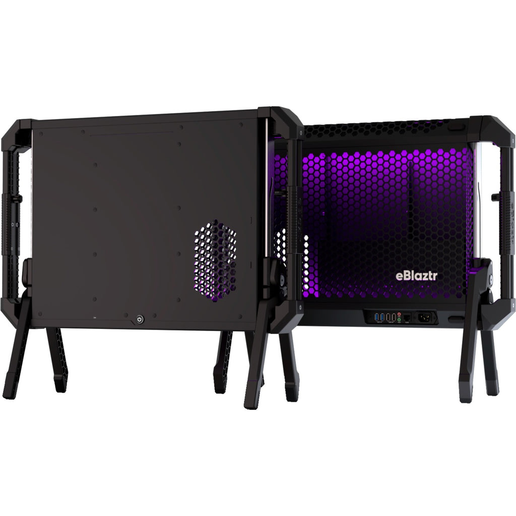 Eblaztr pc-case desktop behuizing (zwart (mat))