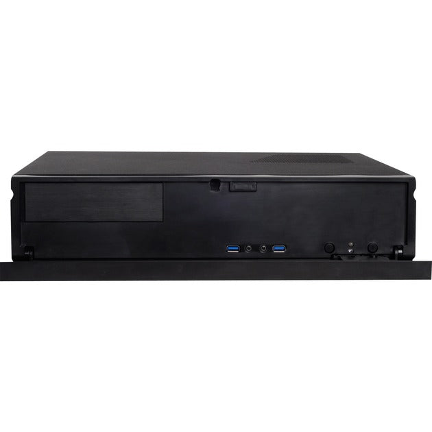 Silverstone ml04b htpc behuizing (zwart | 2x usb-a)