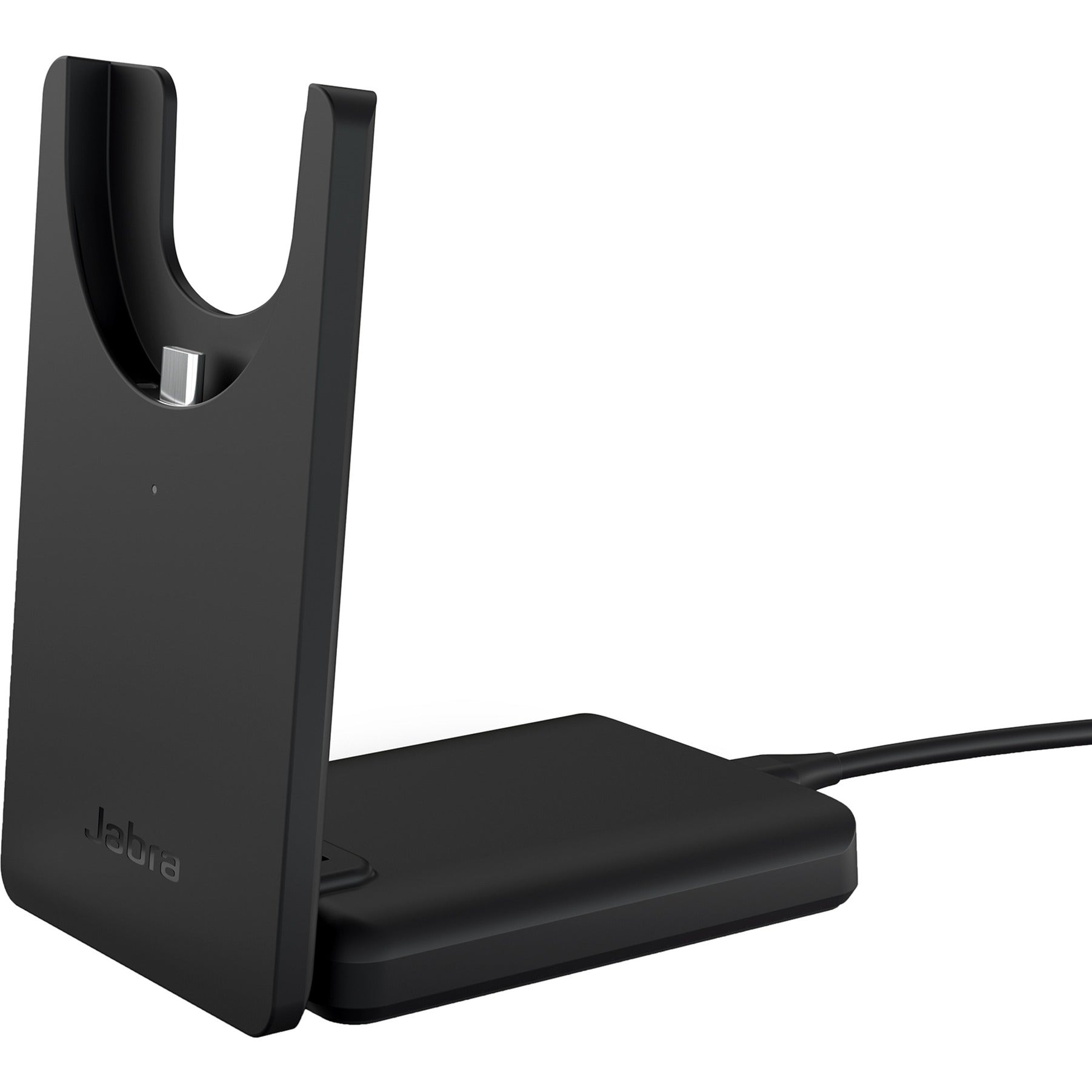 Jabra evolve2 55 - link390c ms stereo met oplaadhouder on-ear headset (zwart, stereo, microsoft teams, usb-c, link380c)