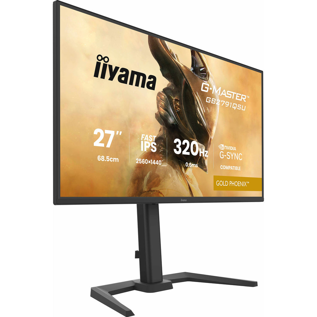 Iiyama g-master gold phoenix gb2791qsu-b1 27 gaming monitor (zwart (mat), 320 hz, hdmi, displayport, usb, audio)