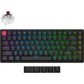Keychron k2 qmk-j3, toetsenbord (zwart, us lay-out, super brown, rgb leds, 75%, cherry double-shot pbt, hot swap, bluetooth 5.2 | usb-c)