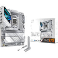 Asus rog strix x870e-a gaming wifi7 neo socket am5 moederbord (wit, raid, 5 gb-lan, wi-fi 7, bt 5.4, sound, atx)