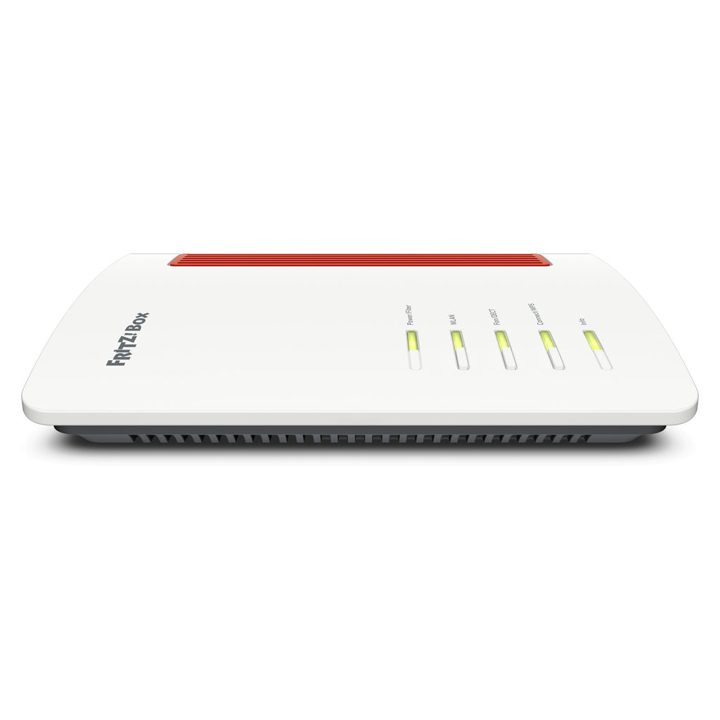 Fritz! box 5690 edition international glasvezel router (wit rood, mesh wi-fi, 2.5 gbit s)