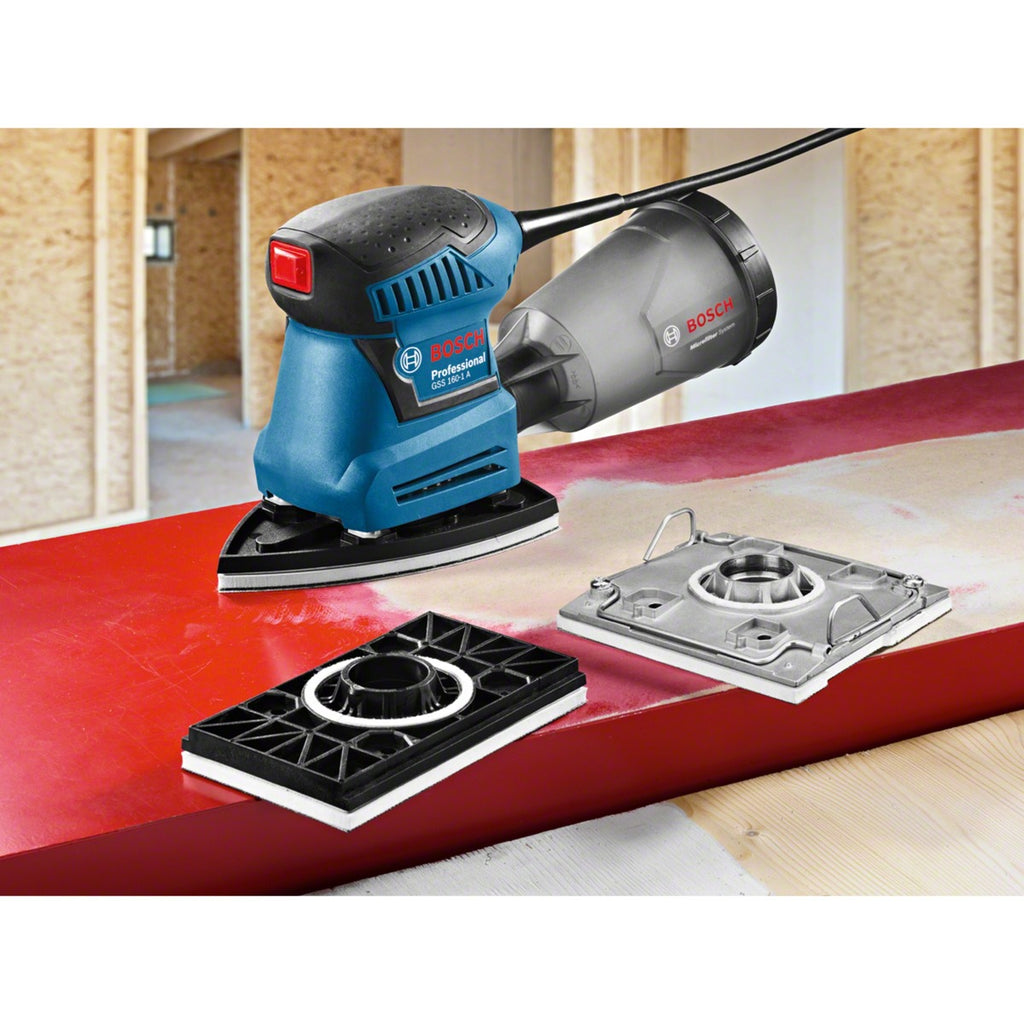 Bosch gss 160-1 a multi professional vlakschuurmachine (blauw zwart, 180 watt, l-boxx)