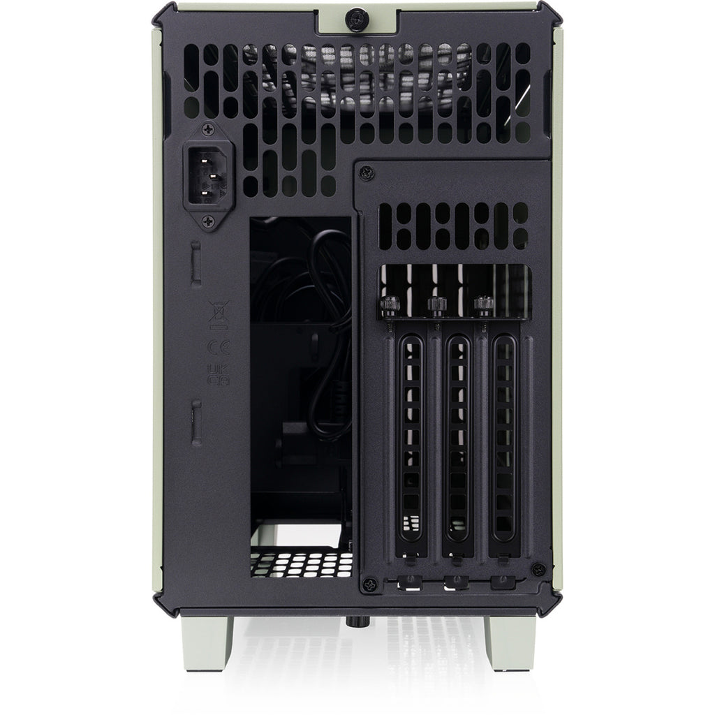 Thermaltake tr100 ws matcha green mini tower behuizing (lichtgroen | 2x usb-a | 1x usb-c)