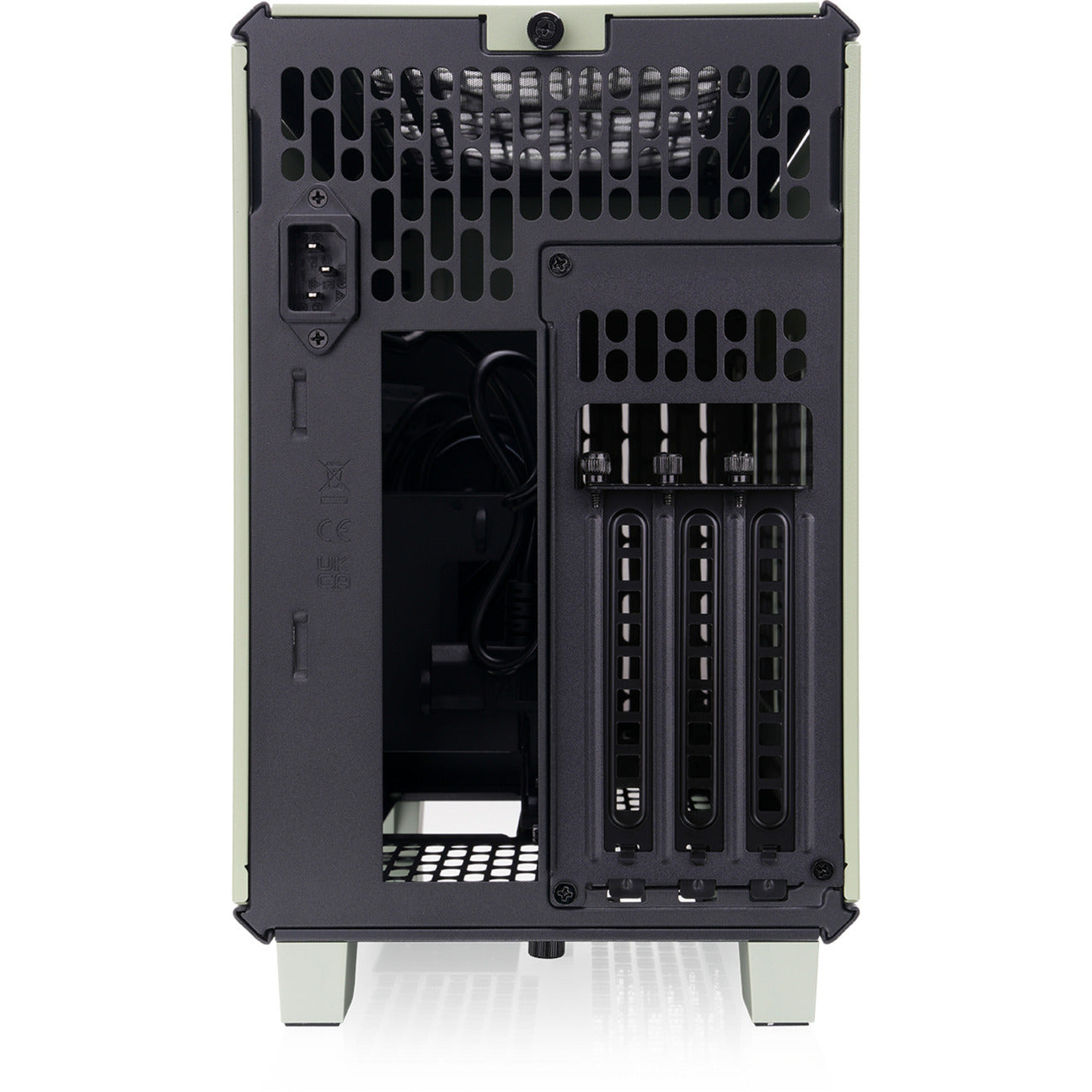 Thermaltake tr100 ws matcha green mini tower behuizing (lichtgroen | 2x usb-a | 1x usb-c)