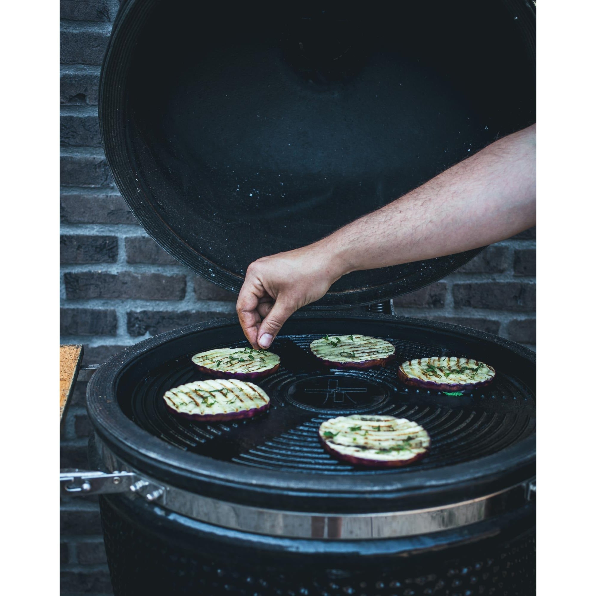 The windmill plancha grillplaat (zwart, 75 cm)