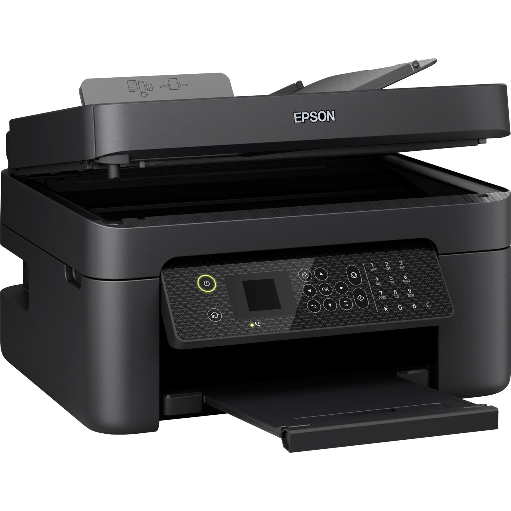Epson workforce wf-2930dwf all-in-one inkjetprinter met faxfunctie (zwart, scannen, kopiëren, faxen, wi-fi)