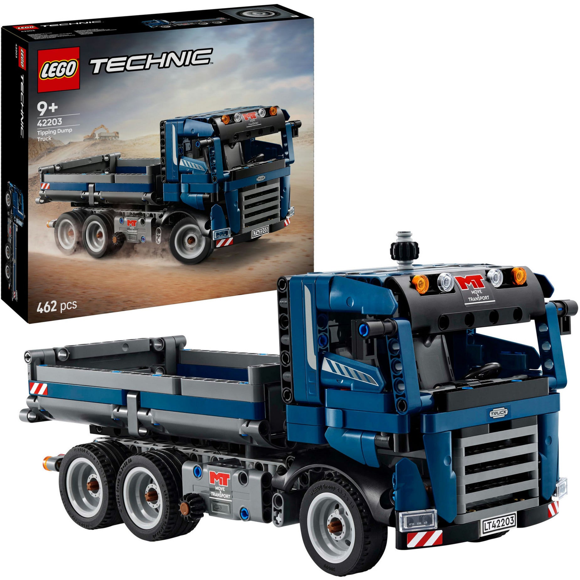Lego technic 42203 vrachtwagen met kiepfunctie