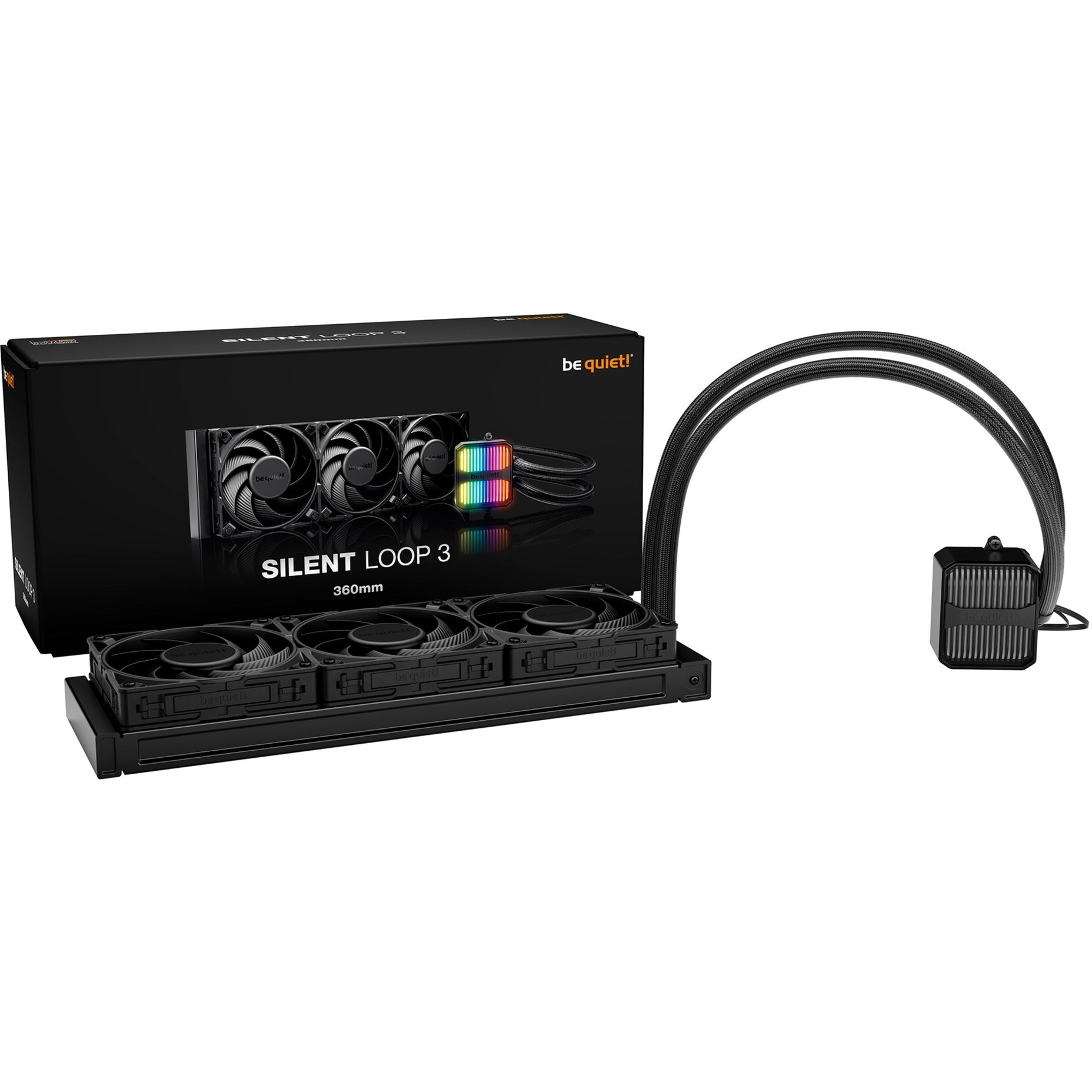 Be quiet! silent loop 3 360 waterkoeling (zwart, 4-pin pwm)