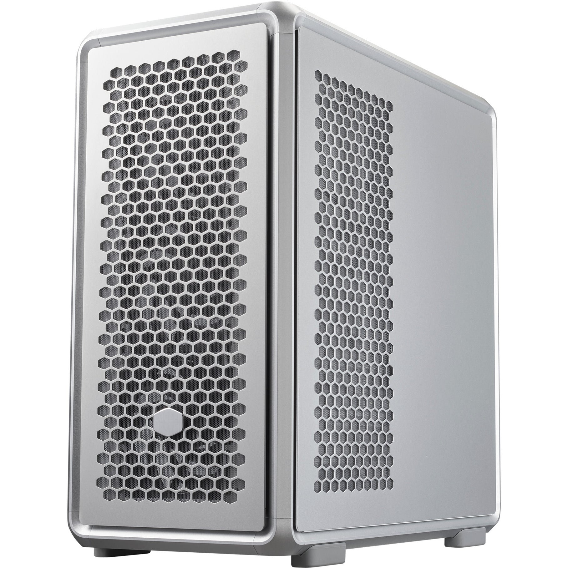 Cooler master masterframe 600 midi tower behuizing (zilver | 2x usb-a | 1x usb-c | tempered glass)
