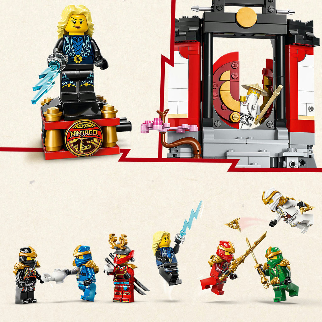LEGO Ninjago 71866 15. Jubiläums-Display mit Ninja-Figuren