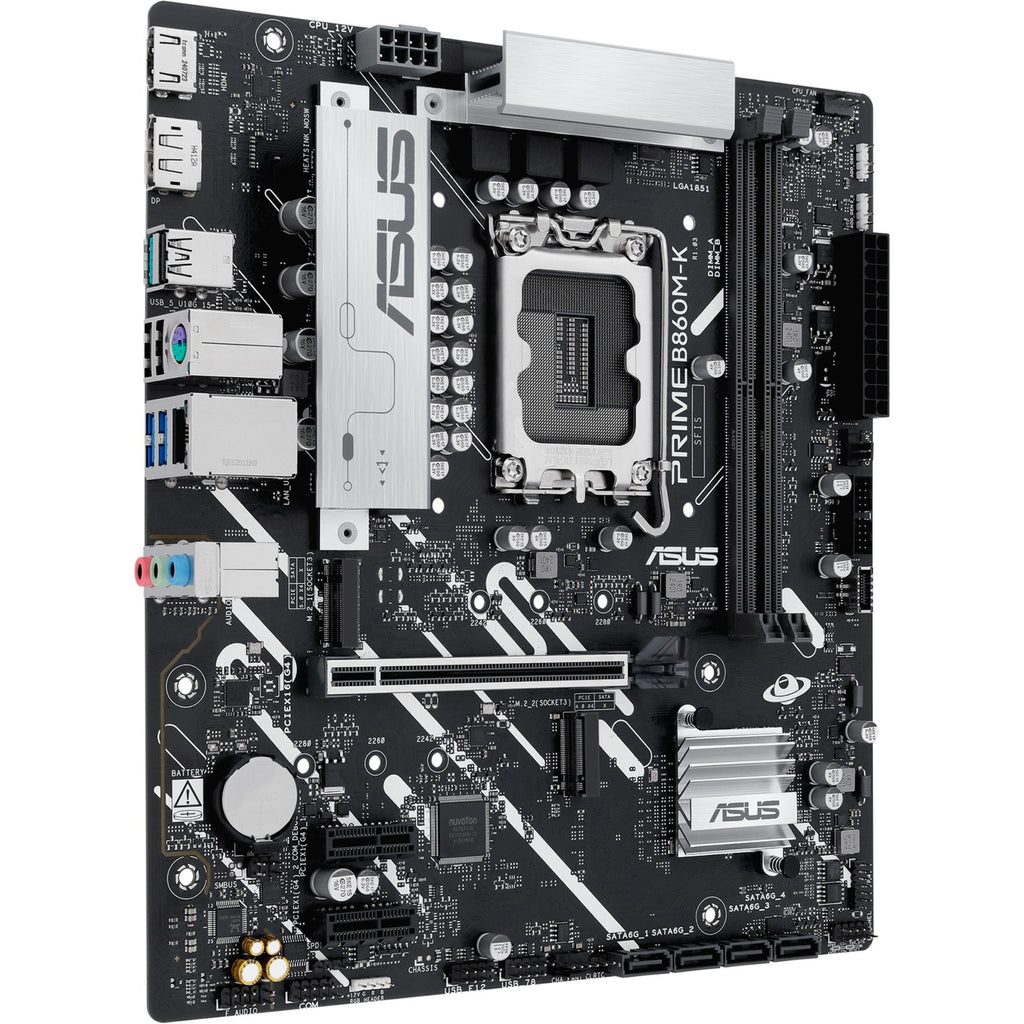 Asus prime b860m-k socket 1851 moederbord (2.5 gb-lan, sound, µatx)