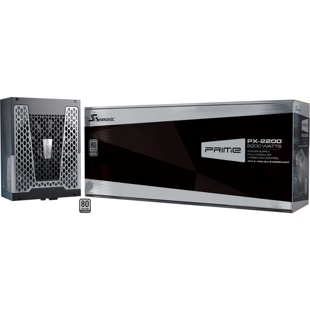 Seasonic prime px-2200 modulaire 2200 watt voeding (4x 12vhpwr, 4x pcie)