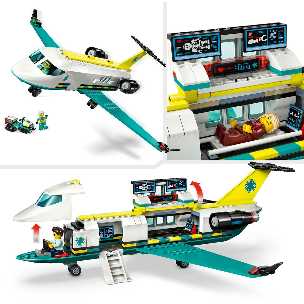 Lego city - ambulancevliegtuig constructiespeelgoed (60465)