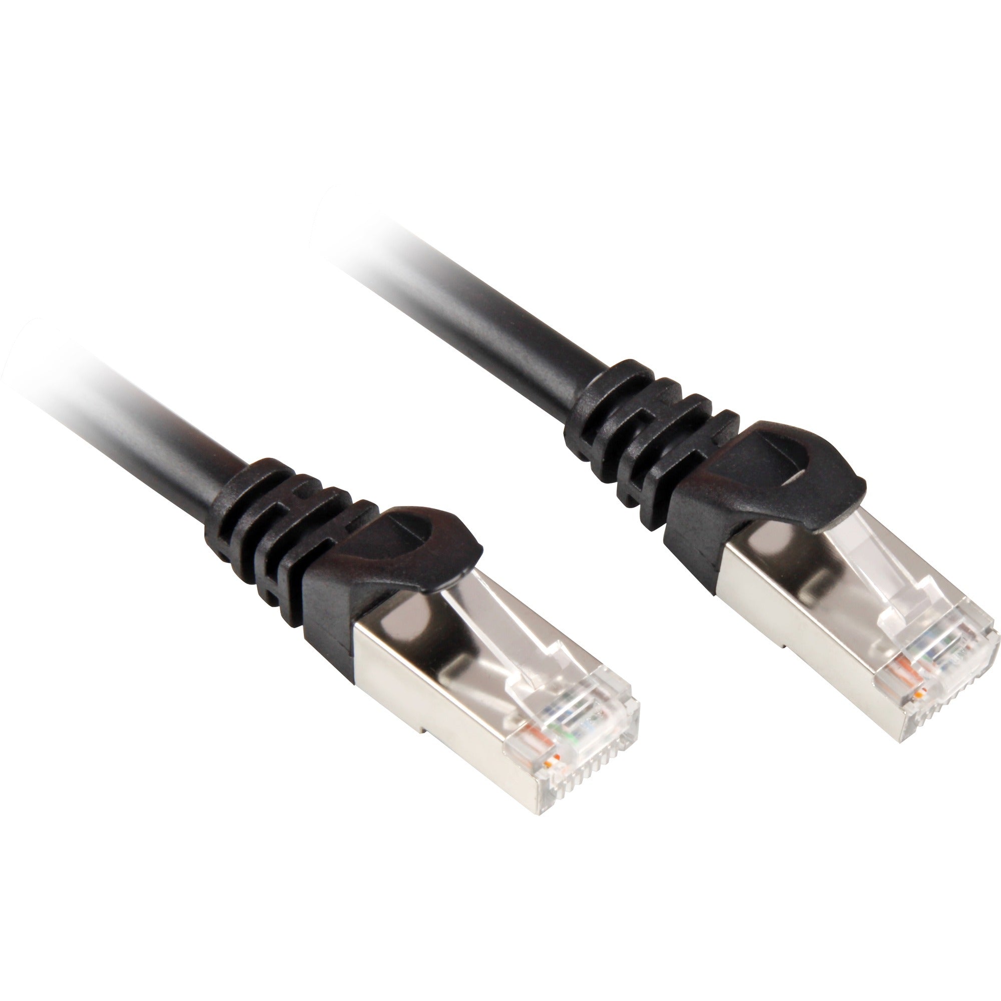 Sharkoon patchkabel sftp, rj-45 met cat.6 (zwart, 1 meter)
