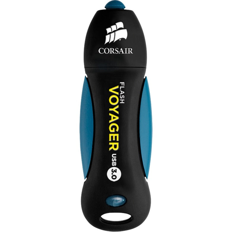 Corsair flash voyager usb 3.0 256 gb usb-stick (zwart blauw, cmfvy3a-256gb)