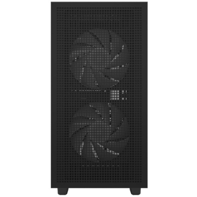 Deepcool ch360 mini tower behuizing (zwart | 1x usb-a | 1x usb-c | rgb | tempered glass)