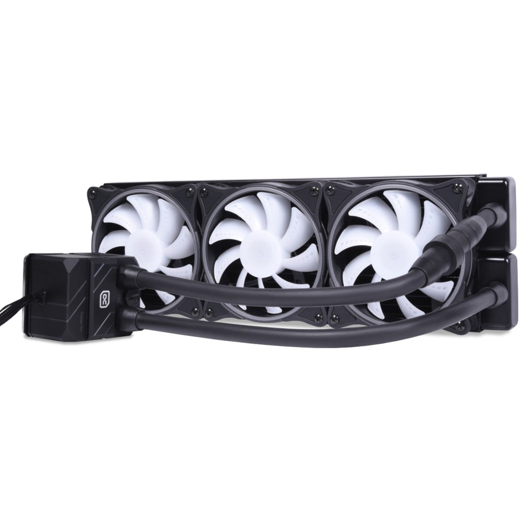 Alphacool eisbaer pro hpe aurora 360 cpu aio waterkoeling (zwart, argb, 4-pin pwm)