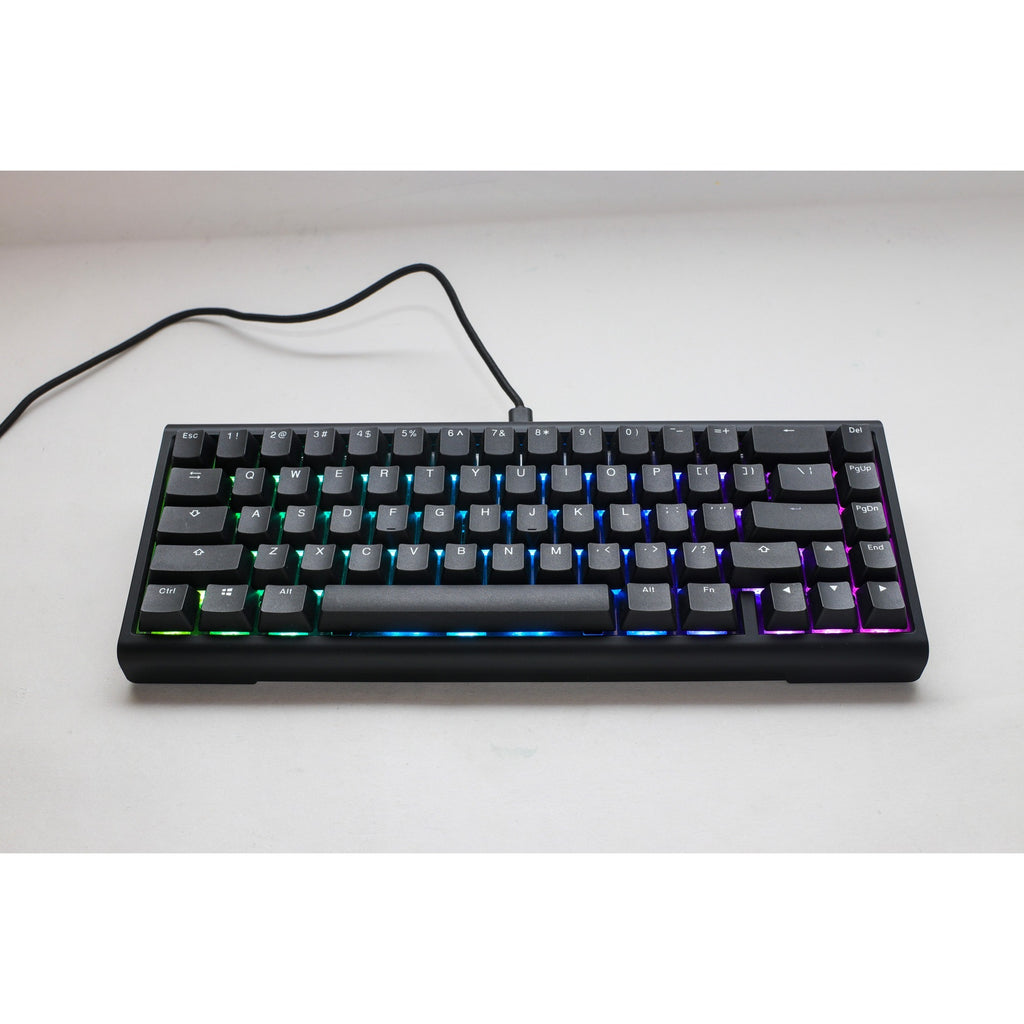 Ducky projectd tinker 65 met qmk via rgb mechanisch toetsenbord (zwart, us lay-out (qwerty), cherry mx red, 65%, rgb leds, double-shot pbt, hot-swappable, gasket mount)