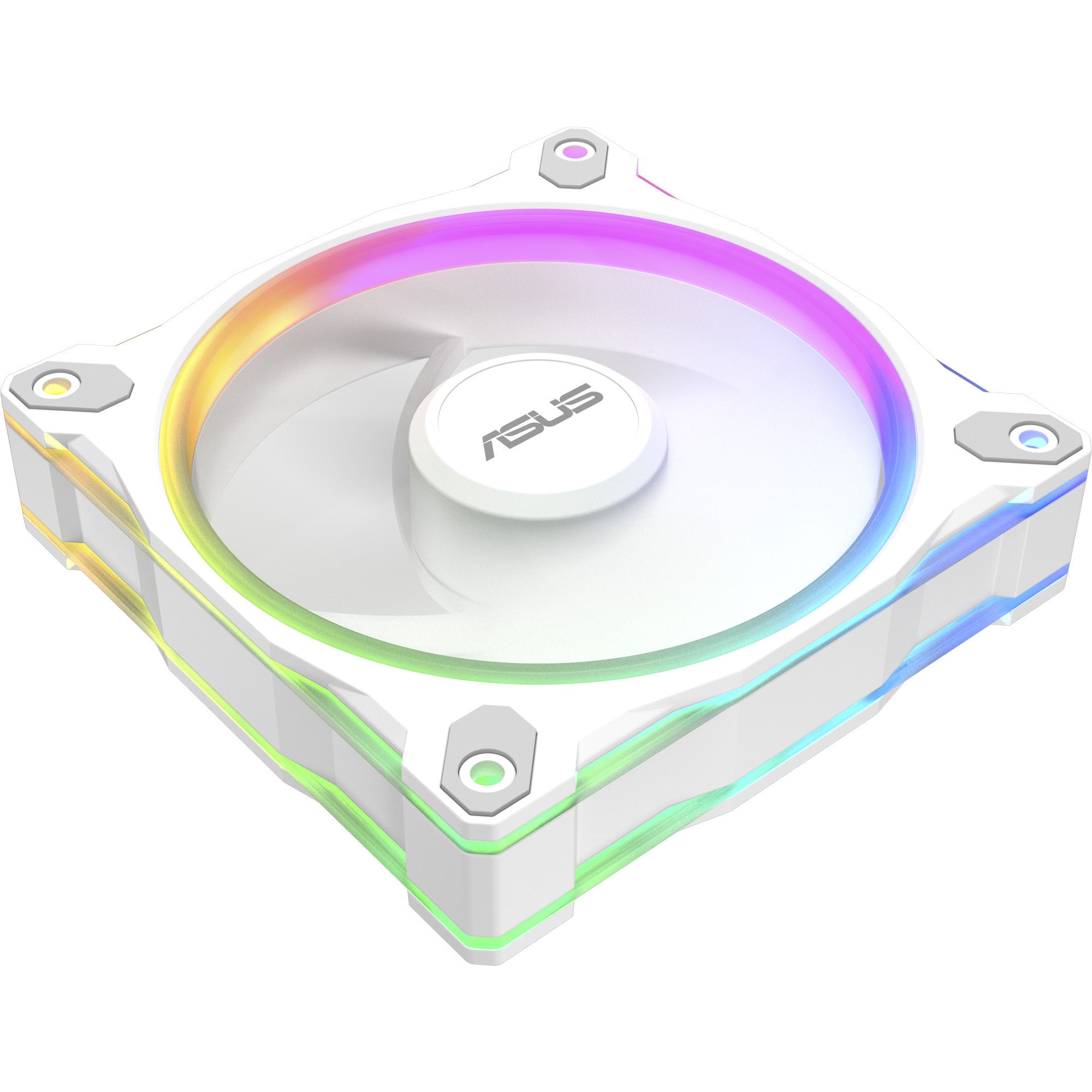 Asus prime mr120 argb reverse fan - triple pack case fans (wit, 3 stuks, 120 x 120 x 28 mm, 3 stuks)