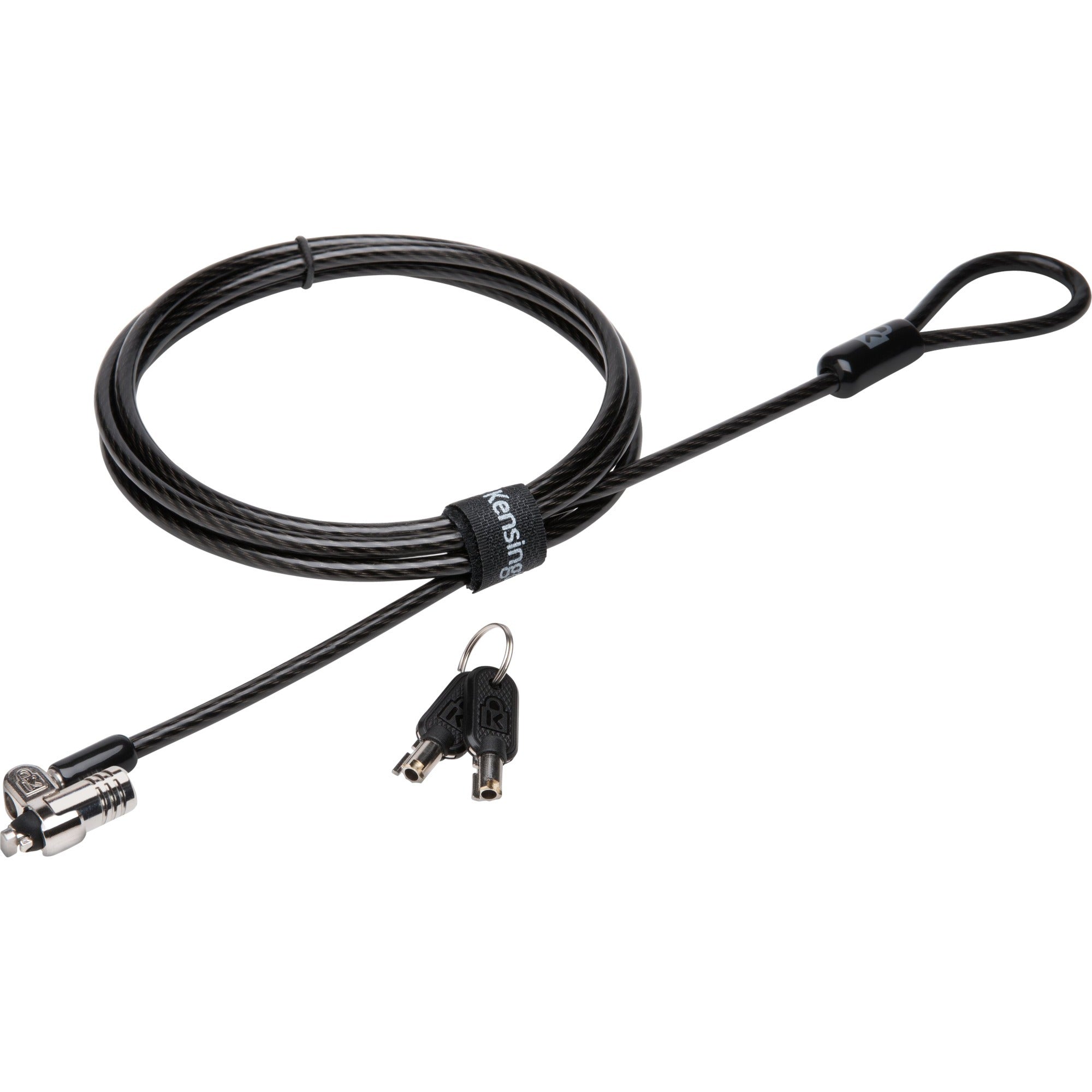 Kensington microsaver 2.0 keyed lock beveiliging (zwart)