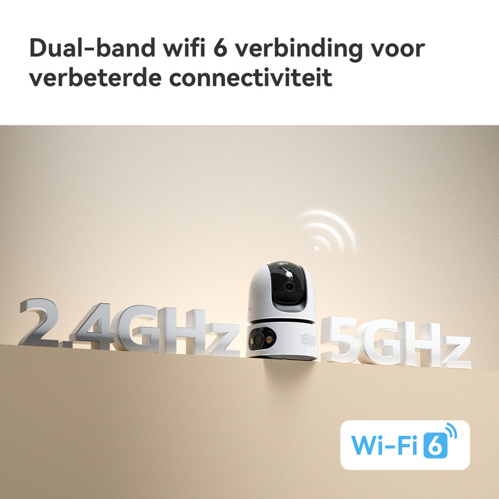 Imou ranger dual pro 10mp beveiligingscamera (wit, 2x 5mp, wifi 6)