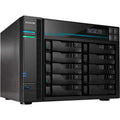Asustor lockerstor 10 pro as7110t nas (zwart)