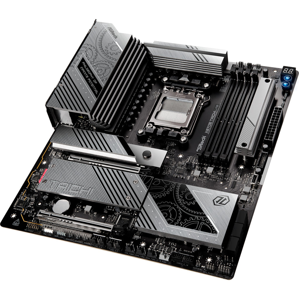 Asrock x870e taichi lite socket am5 moederbord (raid, 5 gb-lan, wi-fi 7, bt, e-atx)