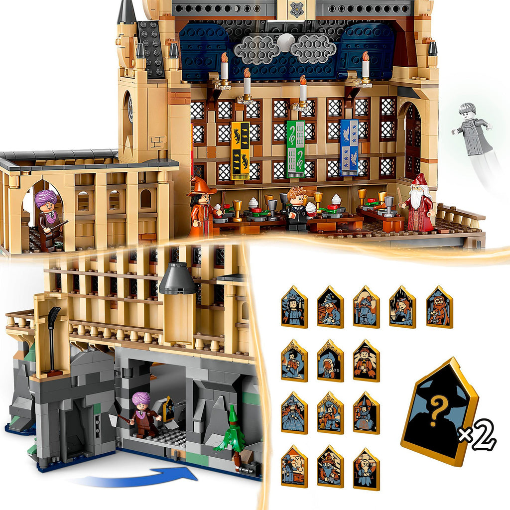 Lego harry potter - kasteel zweinstein: de grote zaal constructiespeelgoed (76435)