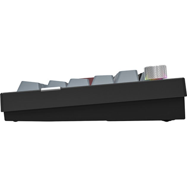 Montech mkey pro darkness rgb mechanisch toetsenbord (zwart, us lay-out (qwerty), gateron g pro brown, 75%, hot-swappable, rgb, double-shot pbt, usb-c | 2.4 ghz | bluetooth 5.2)