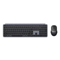Keychron b6 pro keyboard and bm24 mouse wireless combo desktopset (grijs, us lay-out (qwerty), scissor switches, 100%, 100 - 2400 dpi, abs keycaps, 2.4 ghz bluetooth usb)