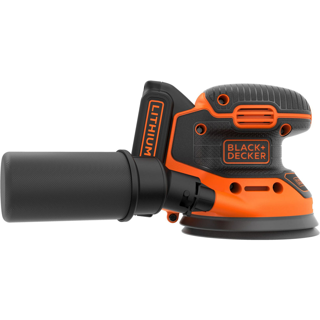 Black+decker 18v schroefklopboormachine + 18v excentrische schuurmachine bundel (zwart oranje)