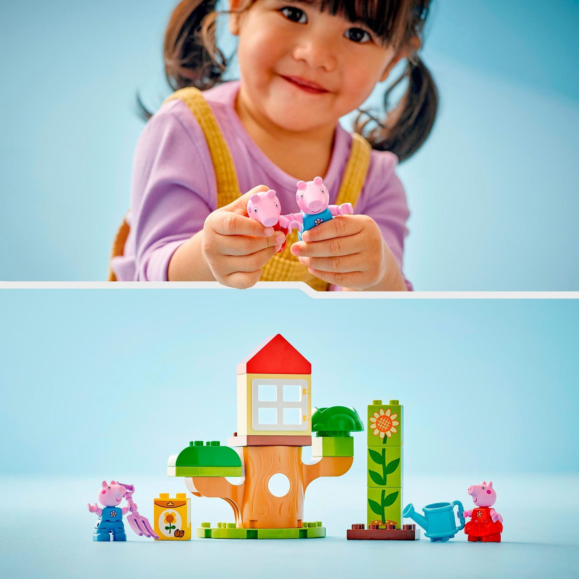 Lego duplo - peppa big tuin en boomhut constructiespeelgoed (10431)