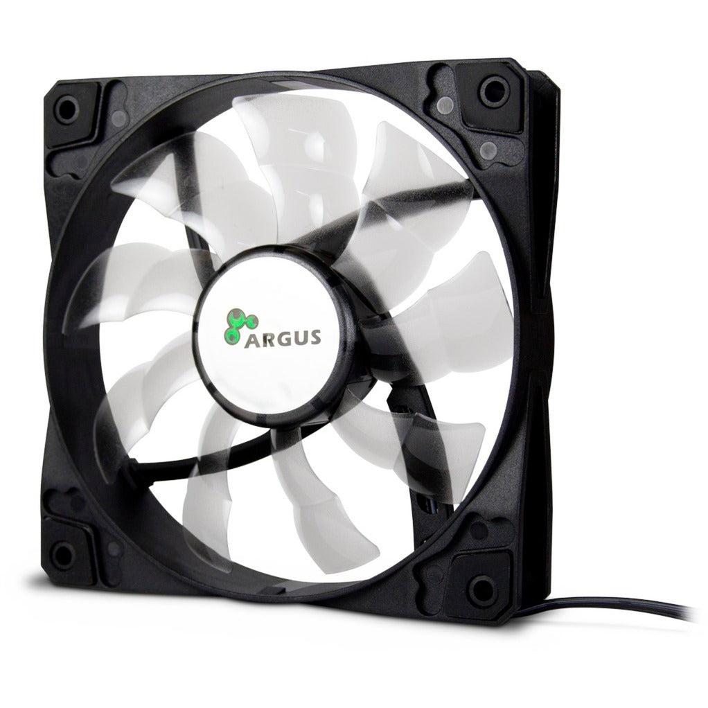Inter-tech argus l-12025 120x120x25 mm case fan (zwart transparant, 120 x 120 x 25 mm)