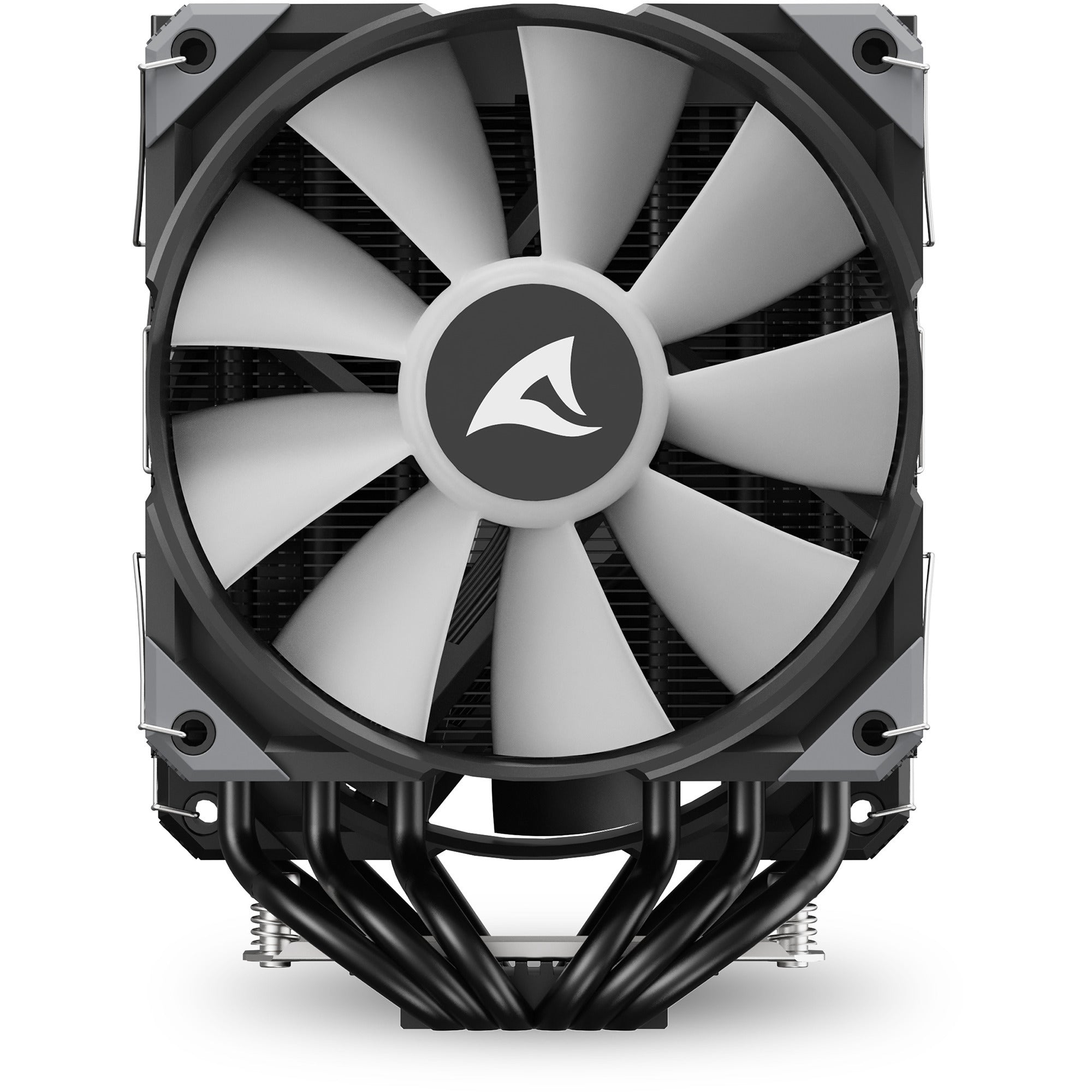 Sharkoon a60 rgb cpu-koeler (zwart, 4-pins pwm fan-connector)