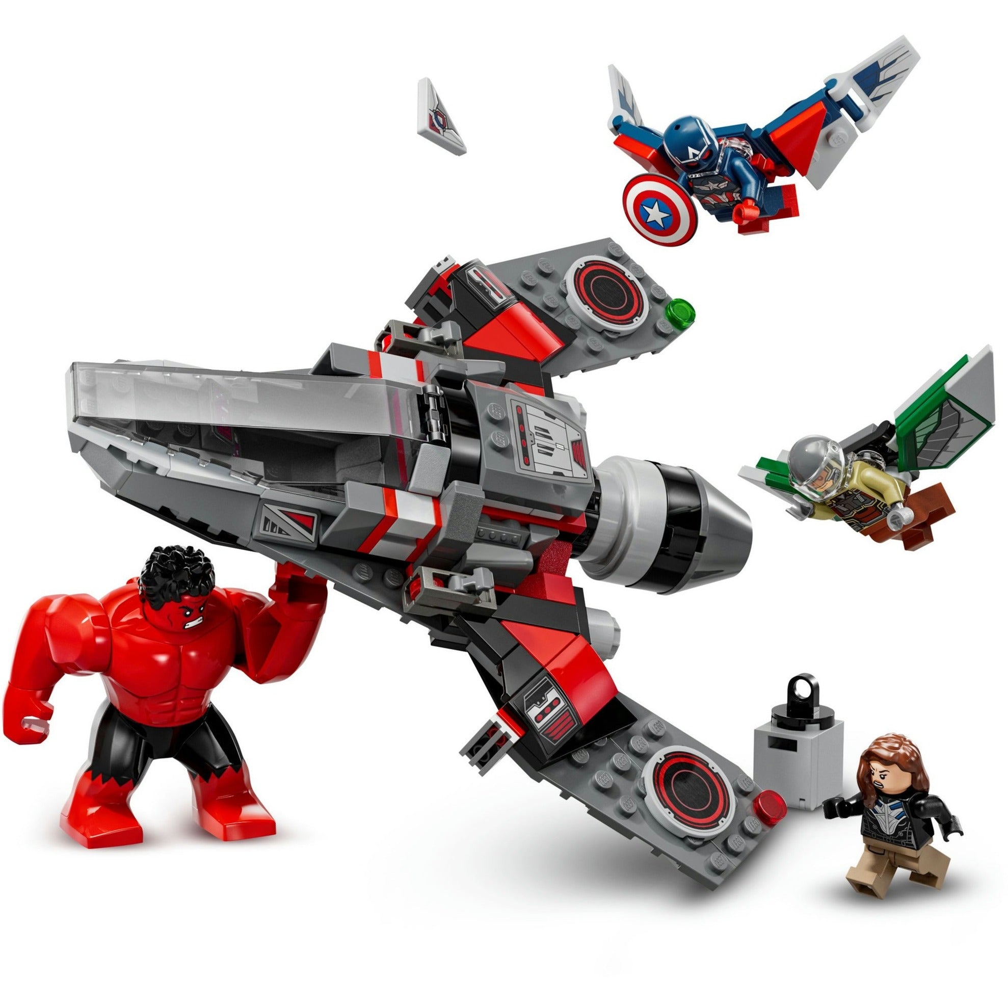 Lego Marvel 76292 Captain America vs. Save Hulk Duell