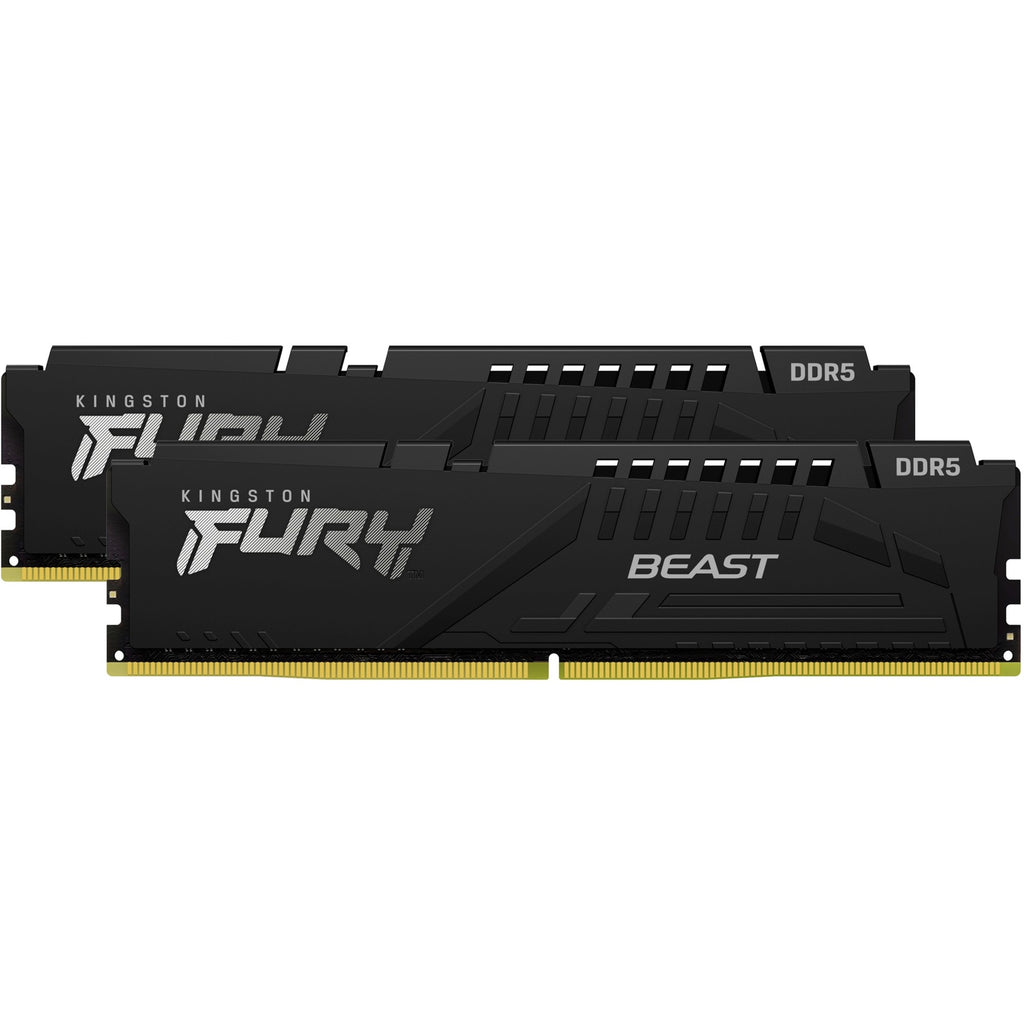 Kingston fury beast 32 gb ddr5-5600 (2x 16 gb) werkgeheugen (zwart, kf556c36bbek2-32, xmp 3.0, expo)