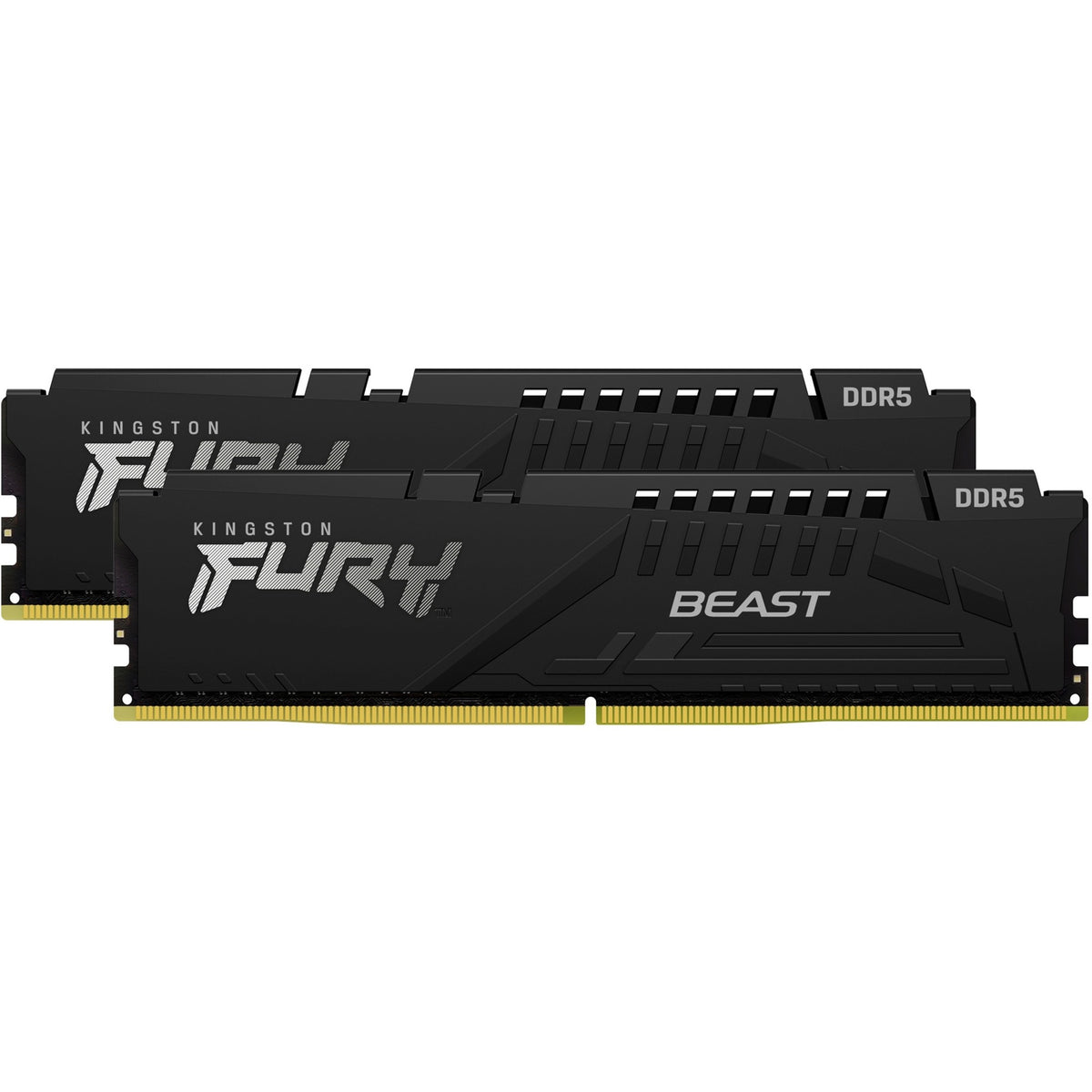 Kingston fury beast 32 gb ddr5-5600 (2x 16 gb) werkgeheugen (zwart, kf556c36bbek2-32, xmp 3.0, expo)
